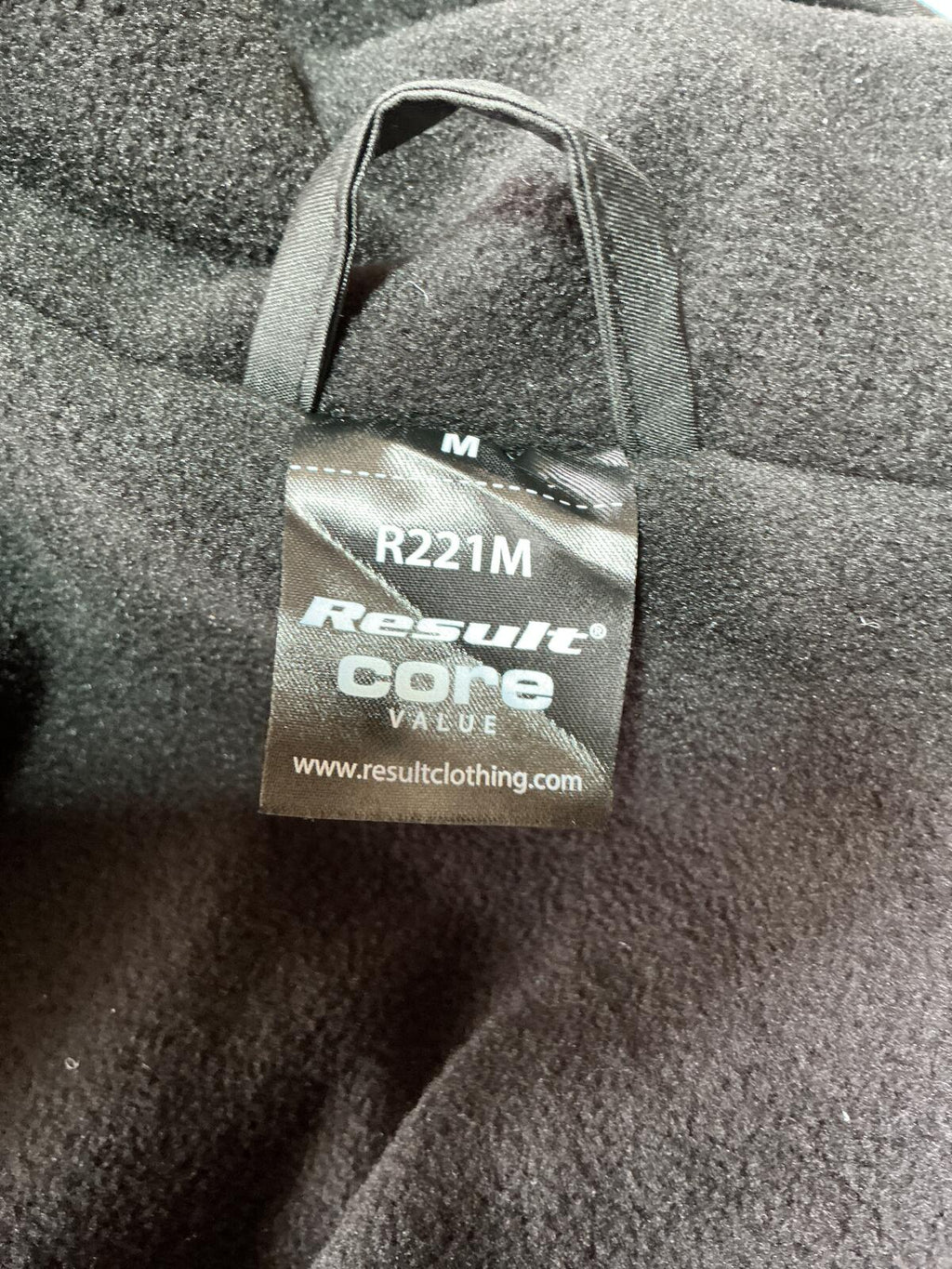 Result Black Waterproof Jacket Size Regular M Stylish Outdoor Workwear Coat