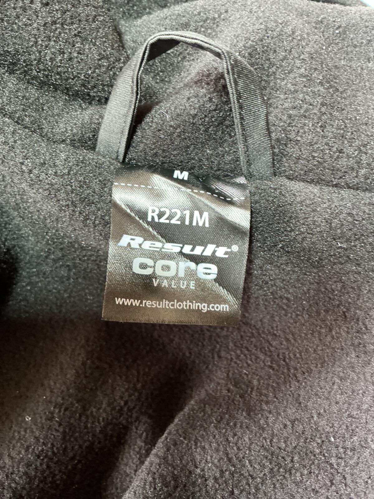 Result Black Waterproof Jacket Size Regular M Stylish Outdoor Workwear Coat