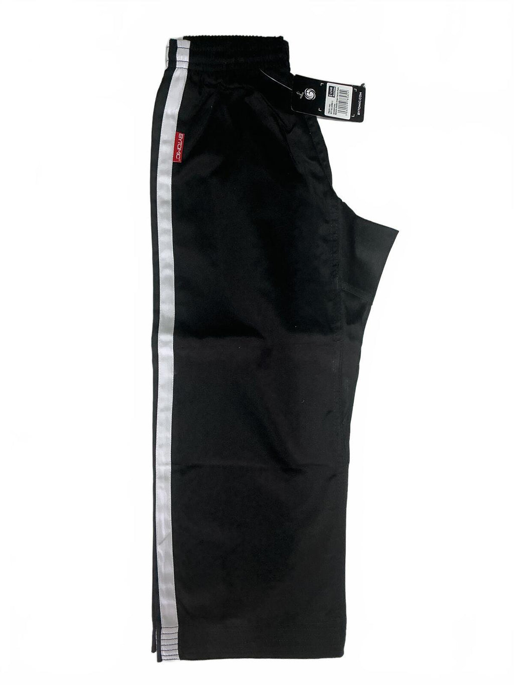 Bytomic Double Stripe Contact Pants Black/White Size 1/140 Kids