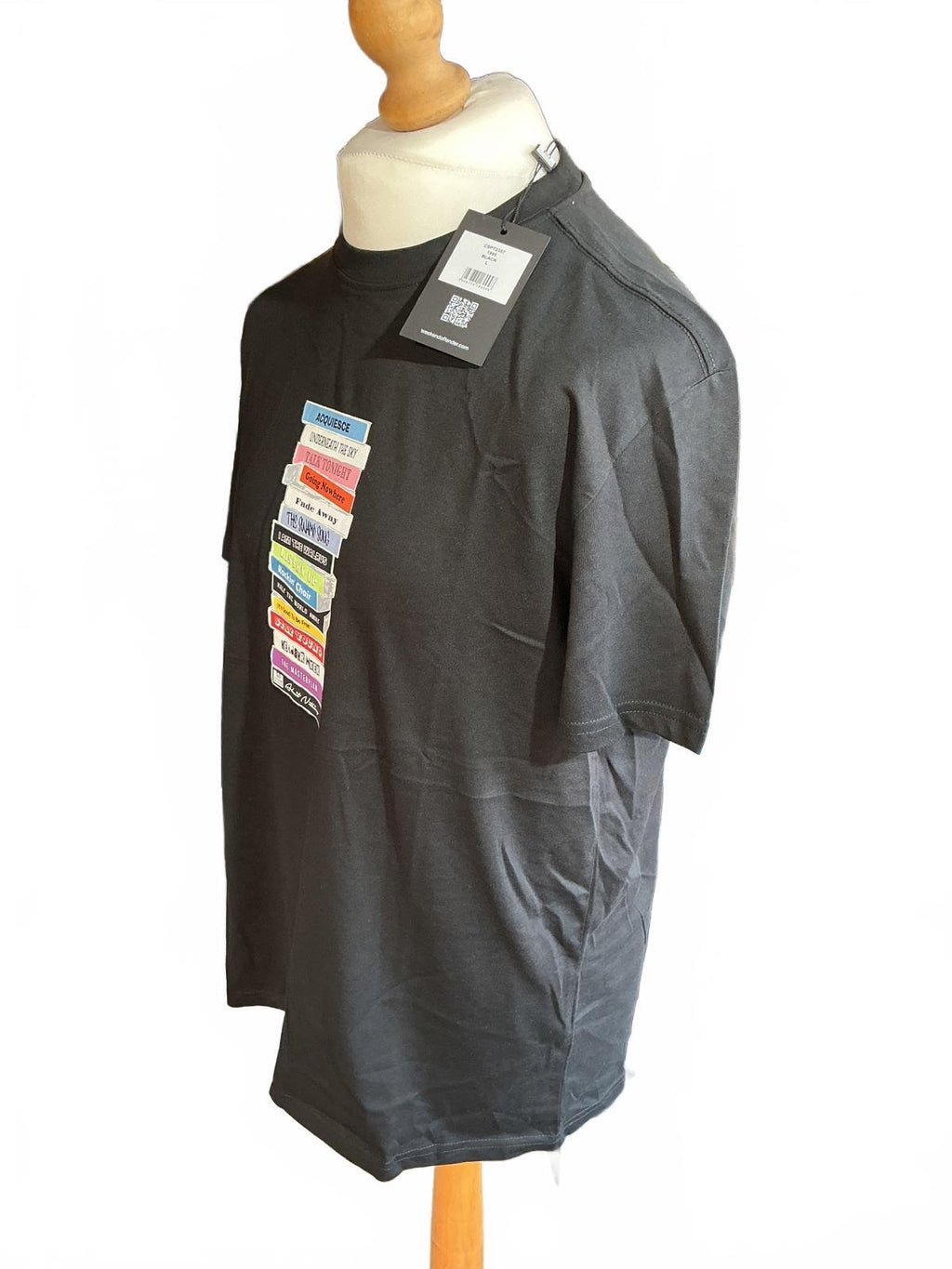 The Weekend Offender Black T-Shirt Size Large Graphic Logo Printed Cotton