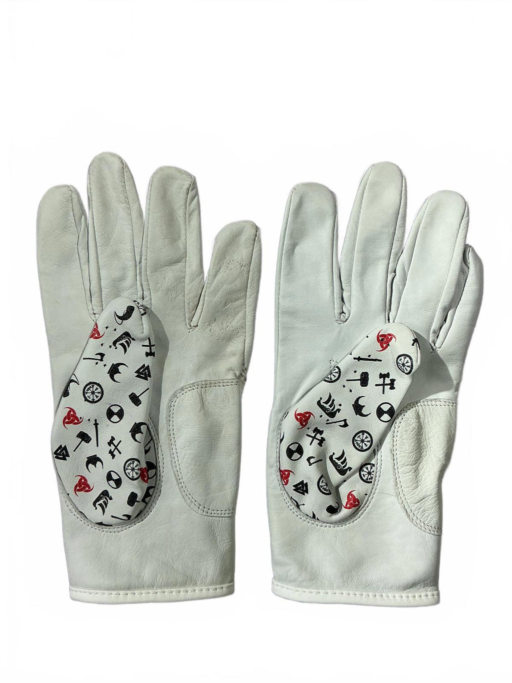 Dega White Cabretta Leather Gloves Size M/L for L/H