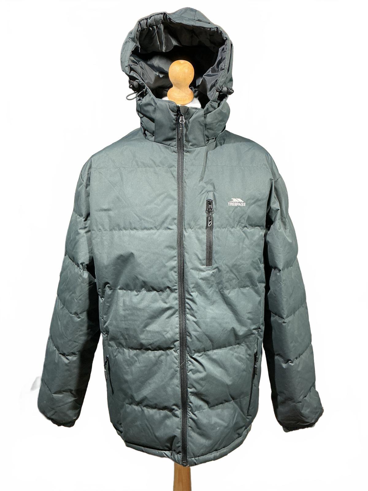 Trespass Mens Waterproof Puffer Jacket Size Large