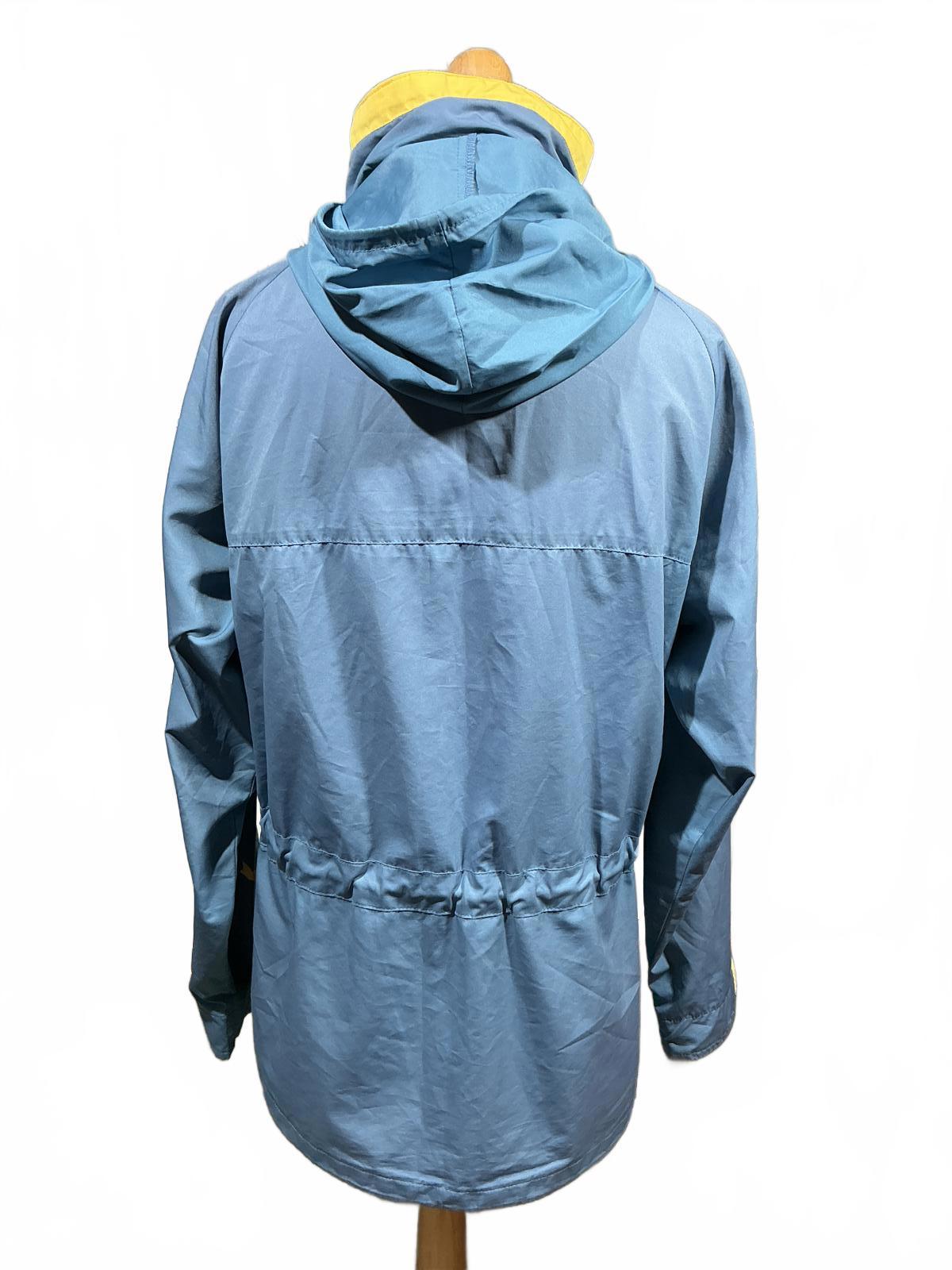 Berghaus Vintage Blue and Yellow Hooded Gemini Jacket Size XLarge