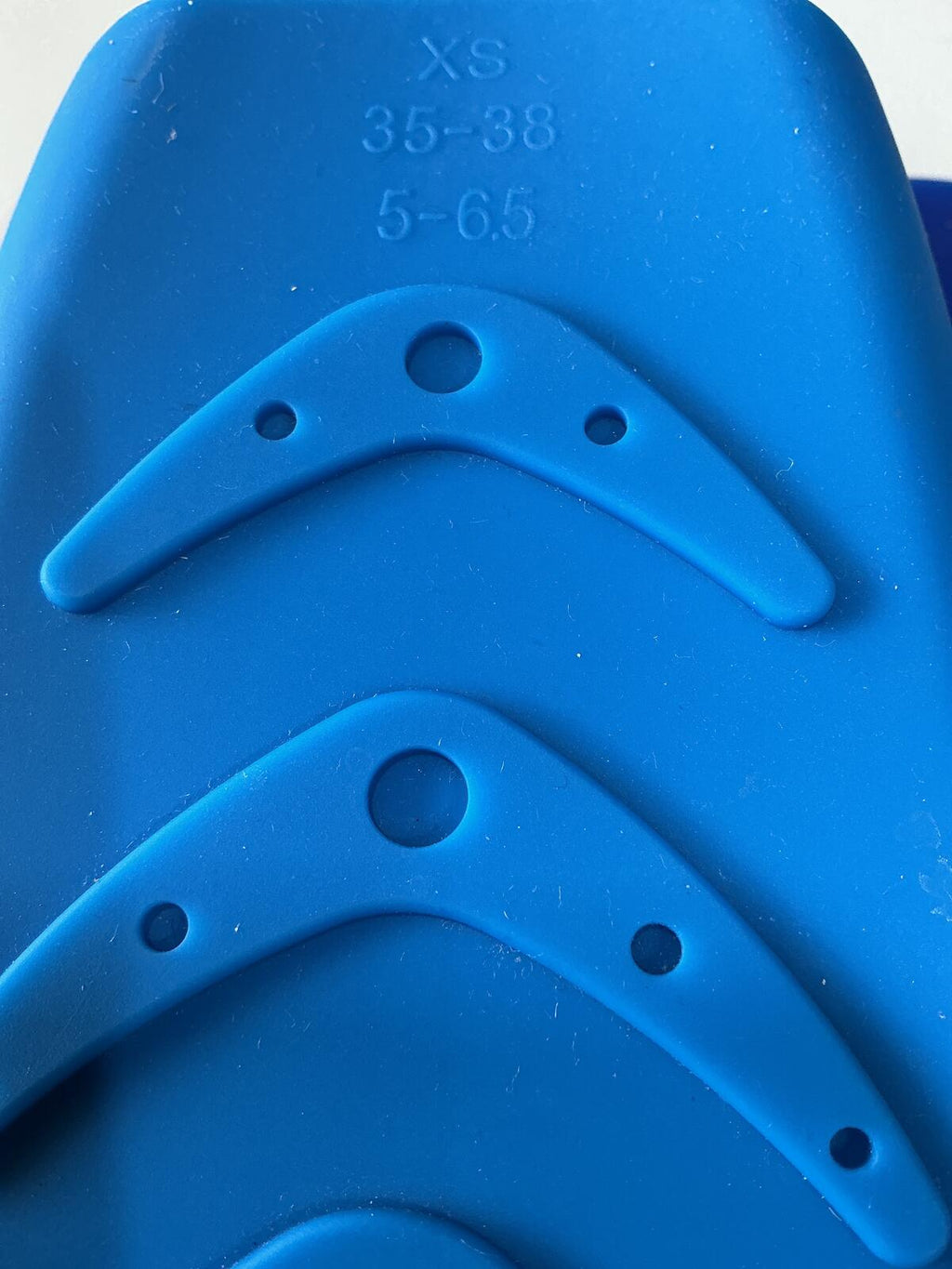 Cressi Pura Silicone Swimming Fins Blue/Azure XS Size 35-38 Ideal Training