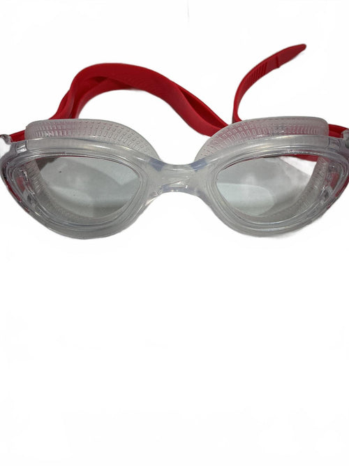 *NEW* Fashy & Speedo Swim Set Goggles + Cap One Size Black/Red Fitness