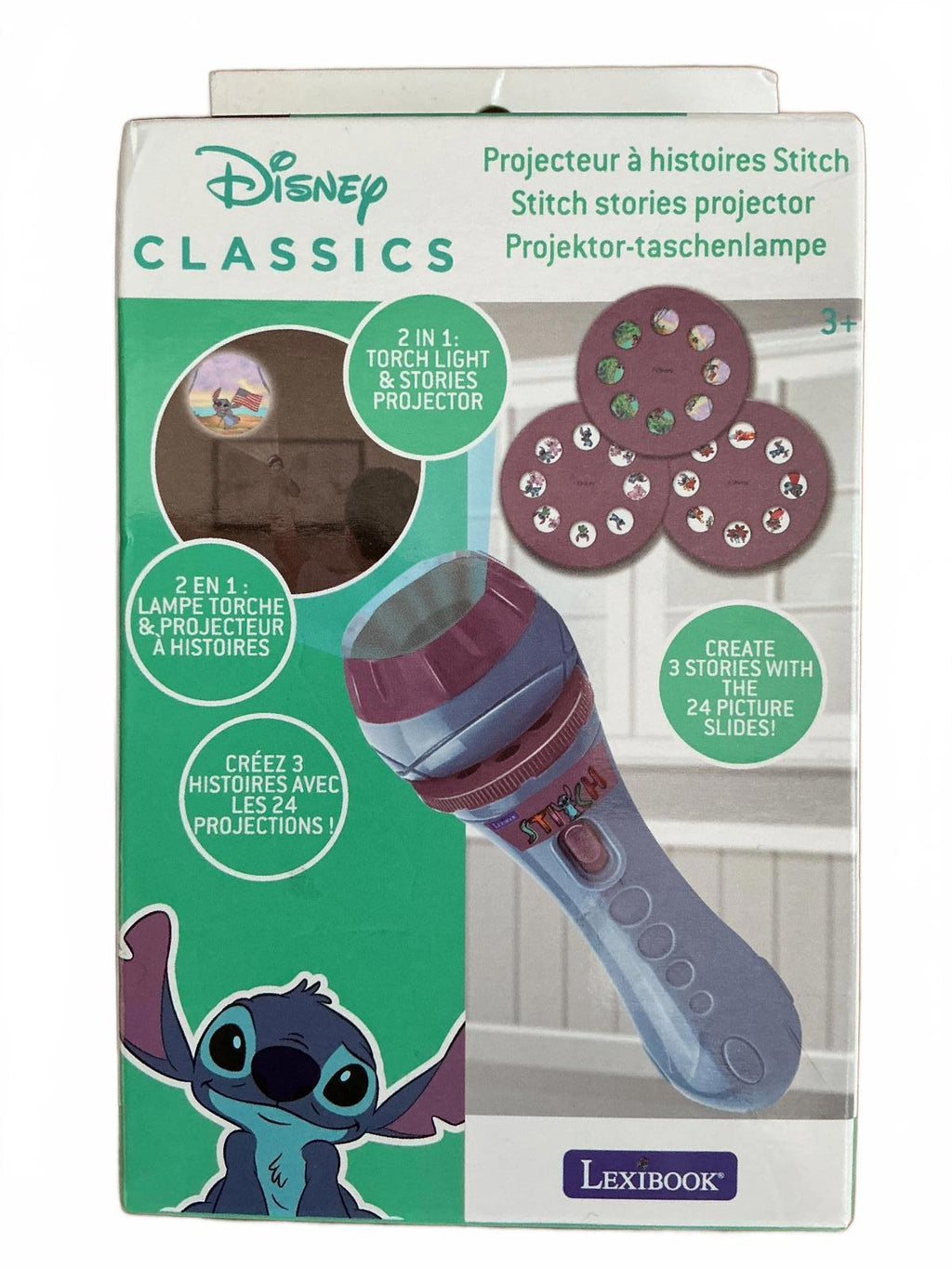 Disney Classics Stitch Stories Projector Torch