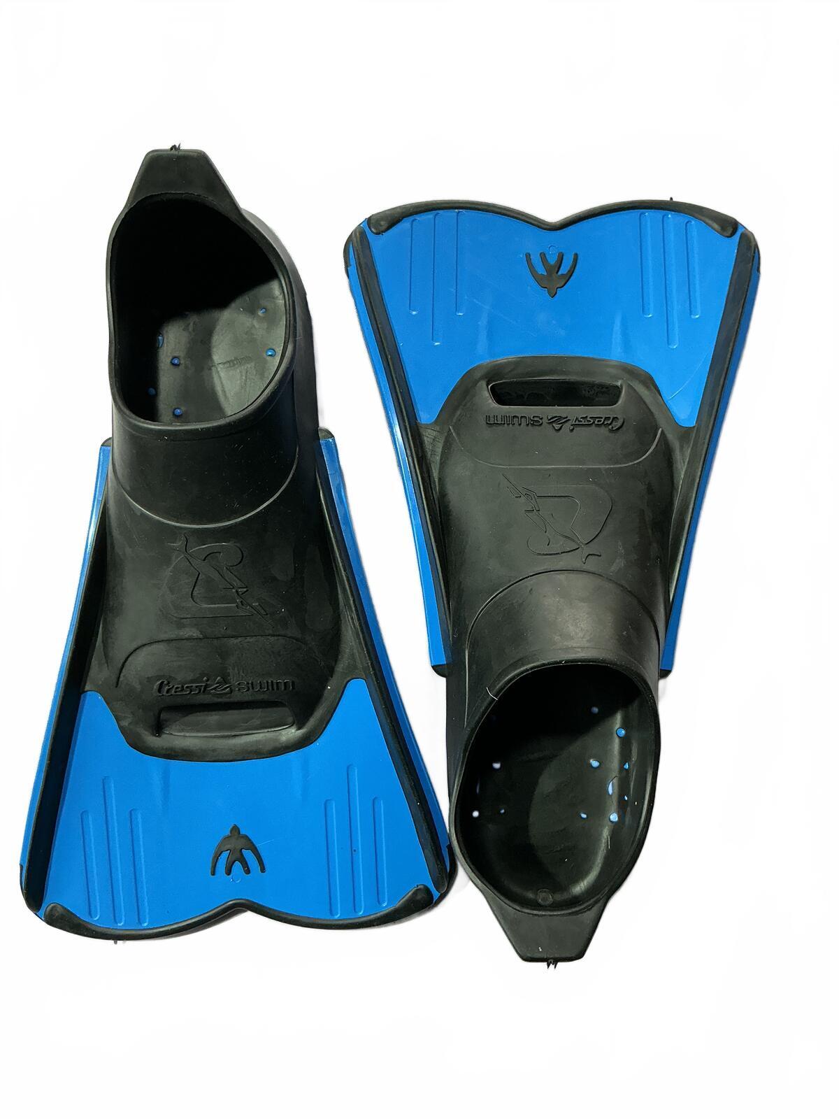Cressi-Sub Rondine Light Kids Swim Fins Size 12.5-13.5 UK Blue Black