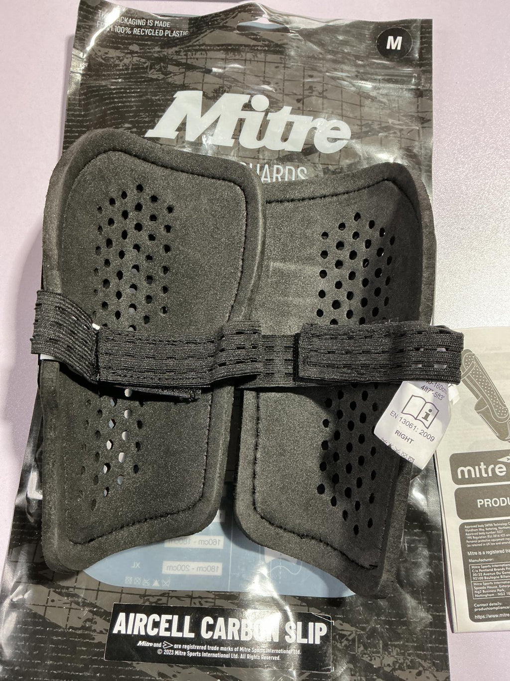 Mitre Medium Shin Guards with Adidas Football SG Studs