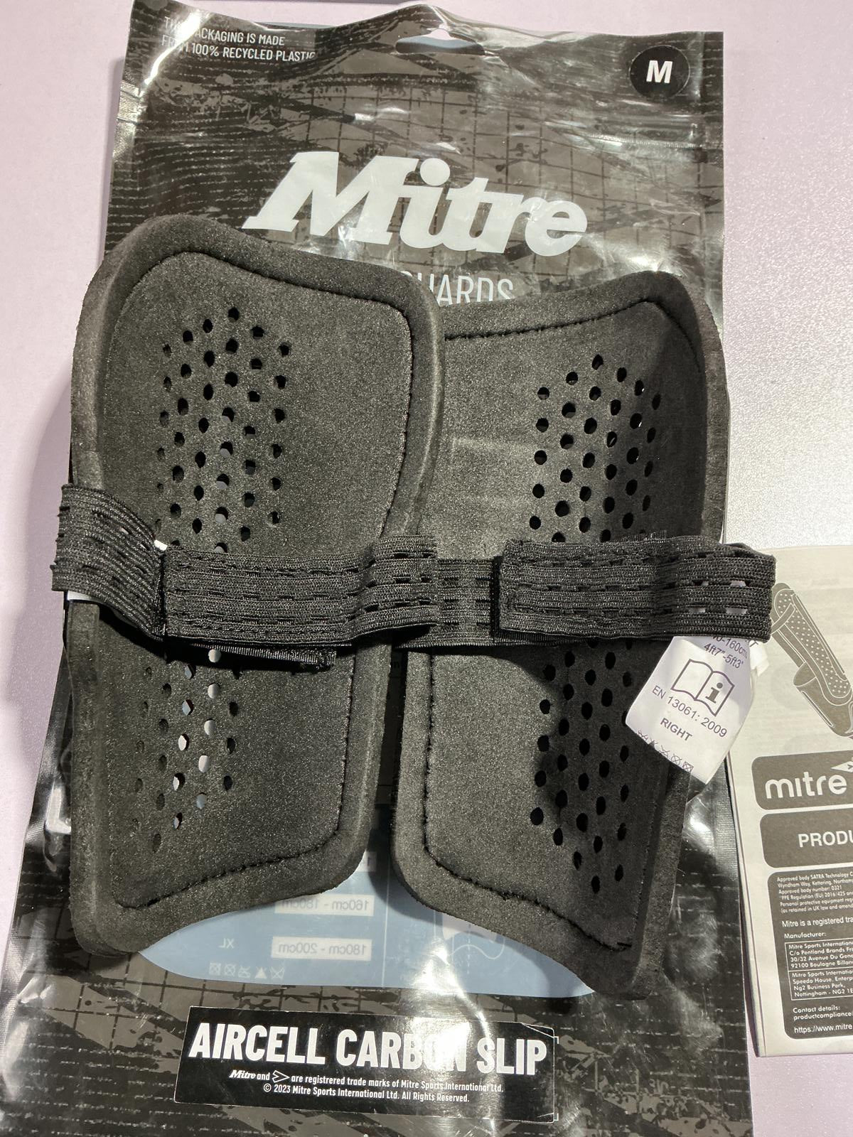 Mitre Medium Shin Guards with Adidas Football SG Studs