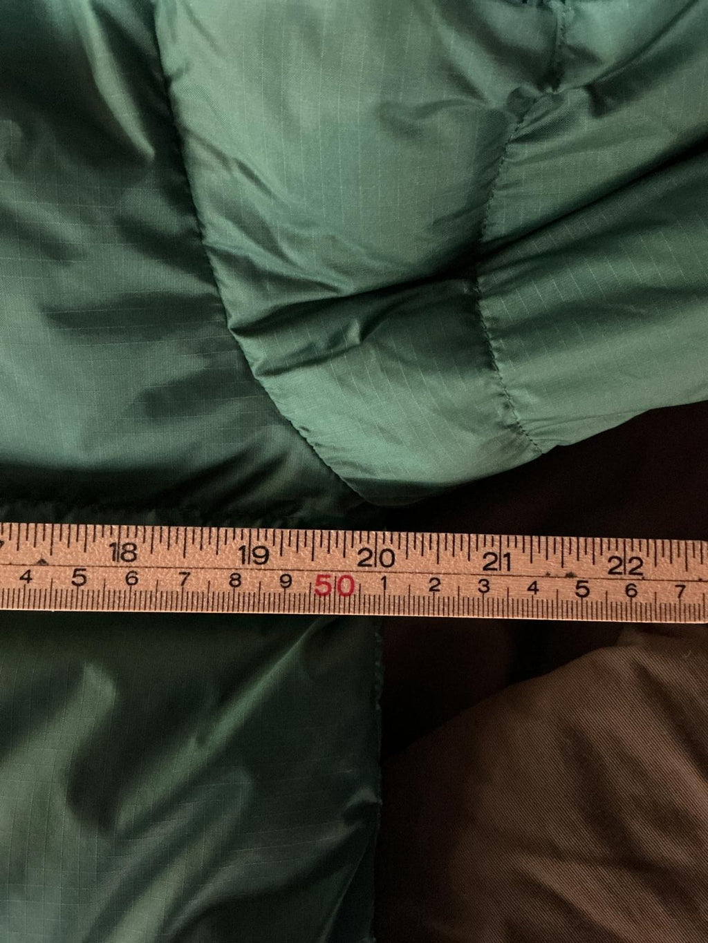 The North Face Small Ladies Down Himalayan Green Puffer Jacket with Hood