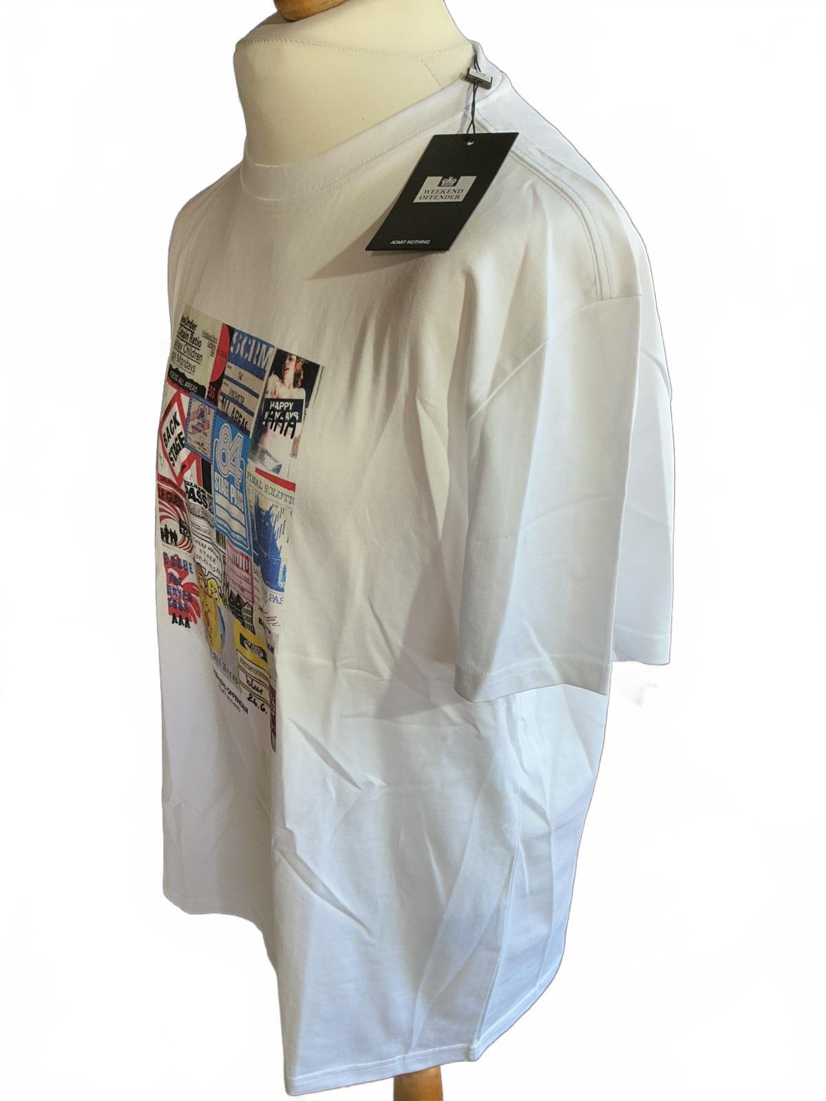 *NEW* Weekend Offender White Graphic T-Shirt Size Regular XL Large