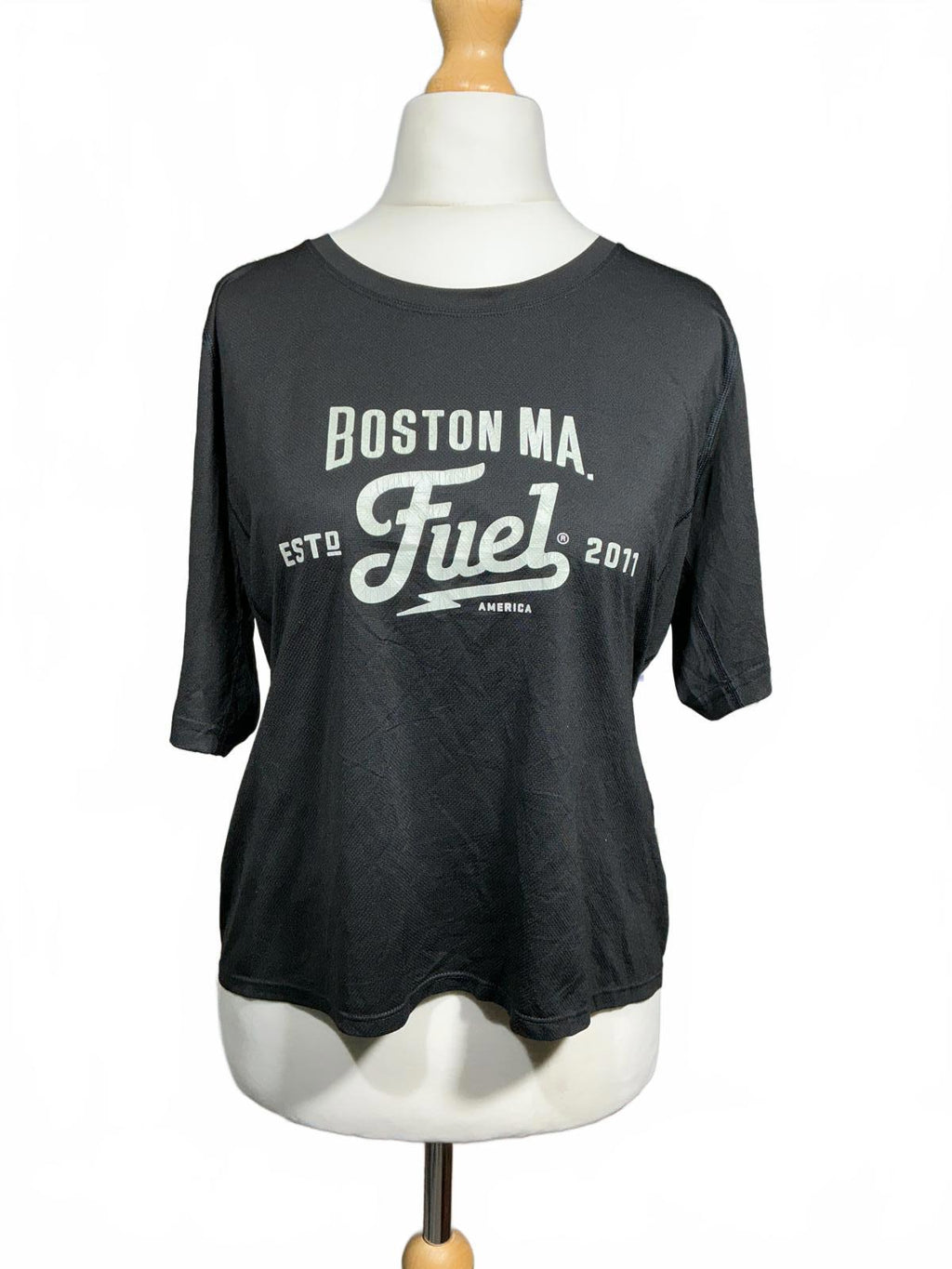 Tnf Fuel Boston MA Women's Black Short Sleeve T-Shirt