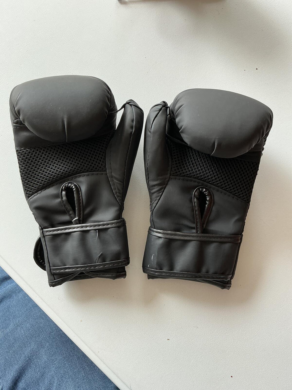 Flintronic Junior 4oz Black Boxing Gloves Lightweight Training Size 4oz