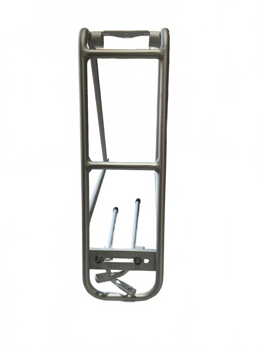 Tortes Silver Bicycle Rear Rack Carrier - Durable Lightweight Metal Max 25 kg