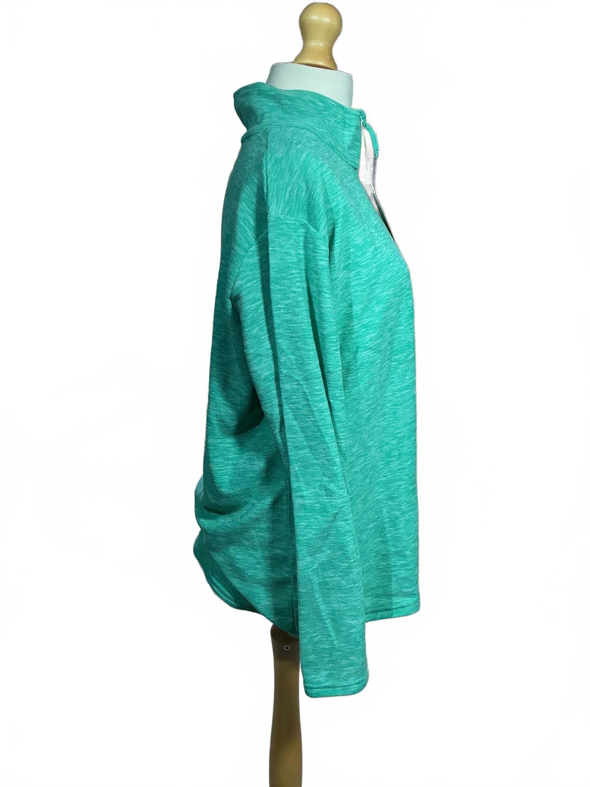 Mountain Warehouse Women's Size 22 Green Quarter Zip Pullover