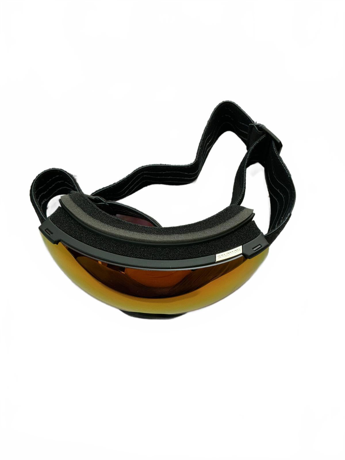 Salomon Radium Ski Snowboard Goggles with Orange Mirrored Lens Size Adjustable
