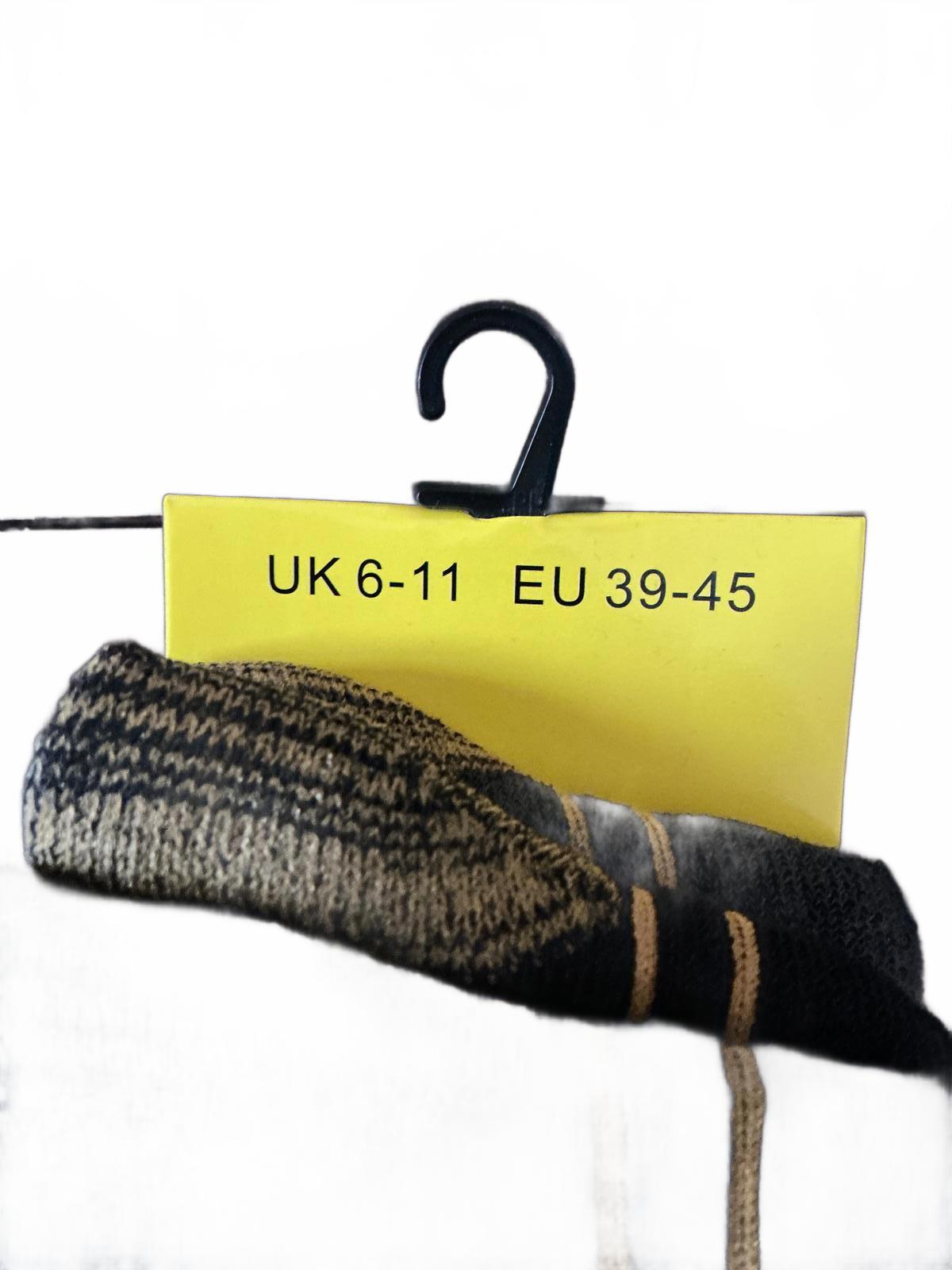 Men's Chunky Work Socks 3-Pack EU 39-45 UK 6-11