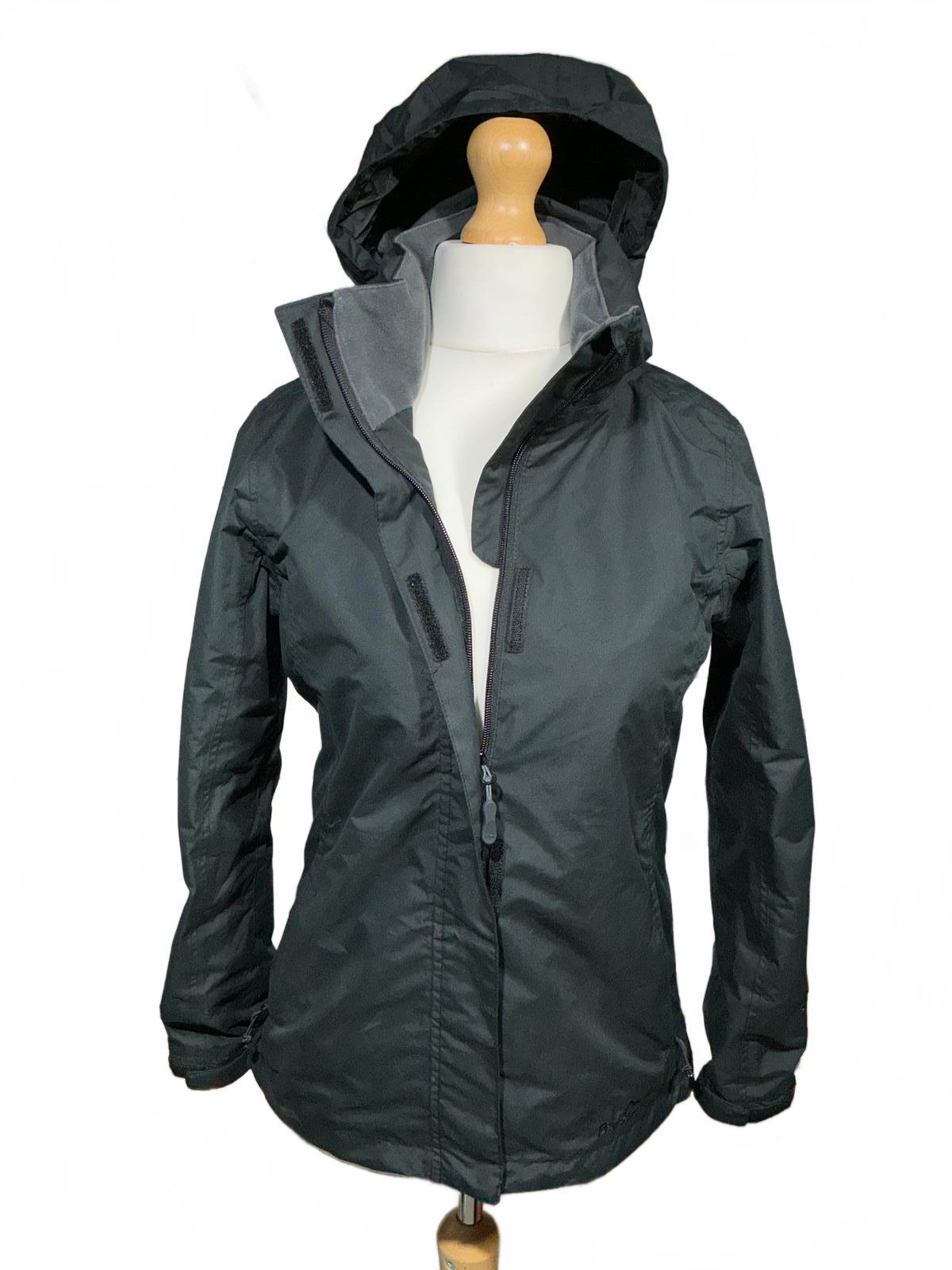 Women's Black Waterproof Hooded Jacket Peter Storm