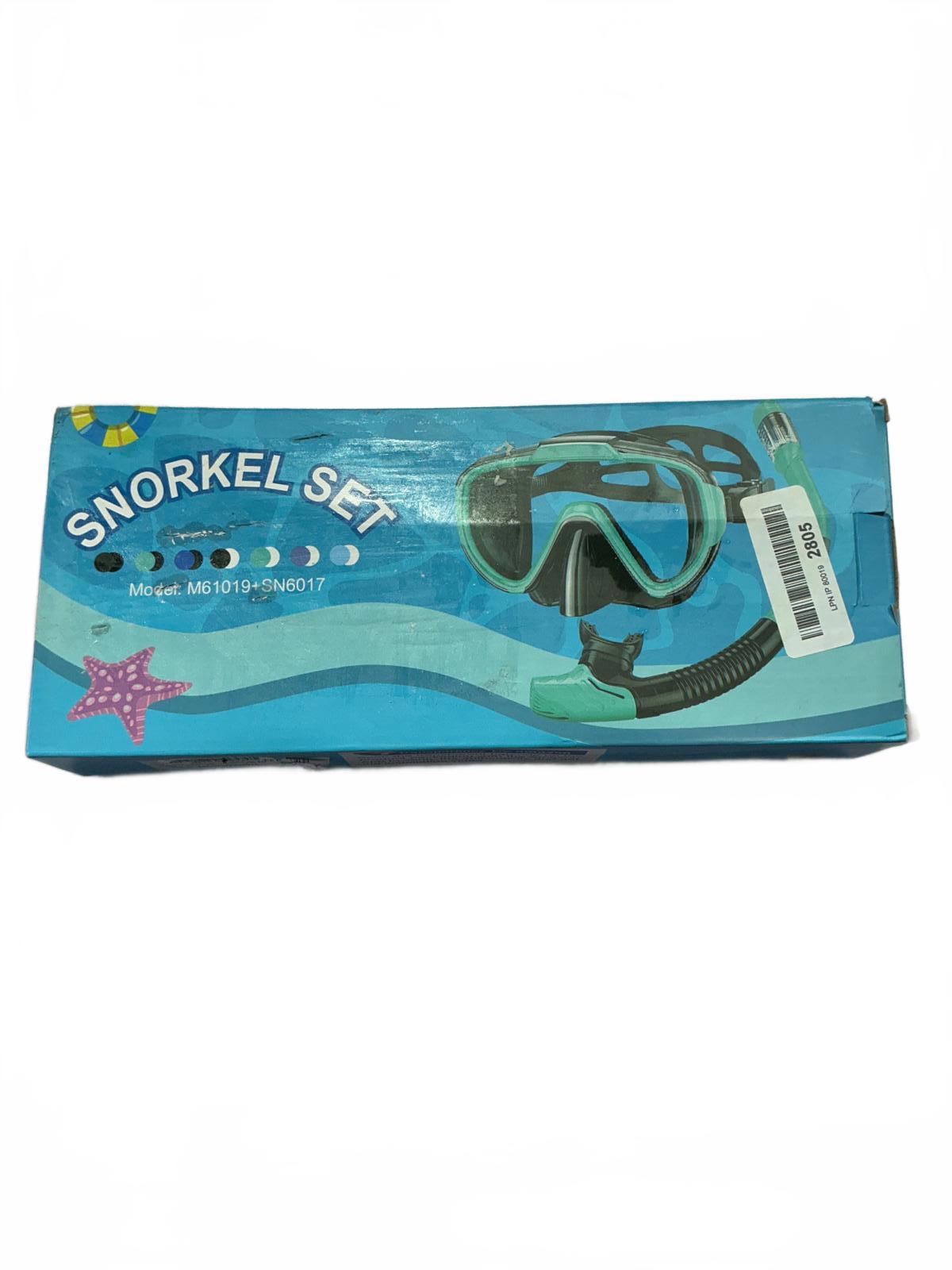Lealinga Adult Snorkel Set with Mask and Tube - One Size