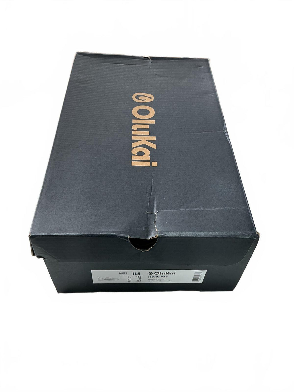 OluKai Moku Pae Men's Summer Vented Size 11.5 Comfortable Island Salt/Koi Shoes