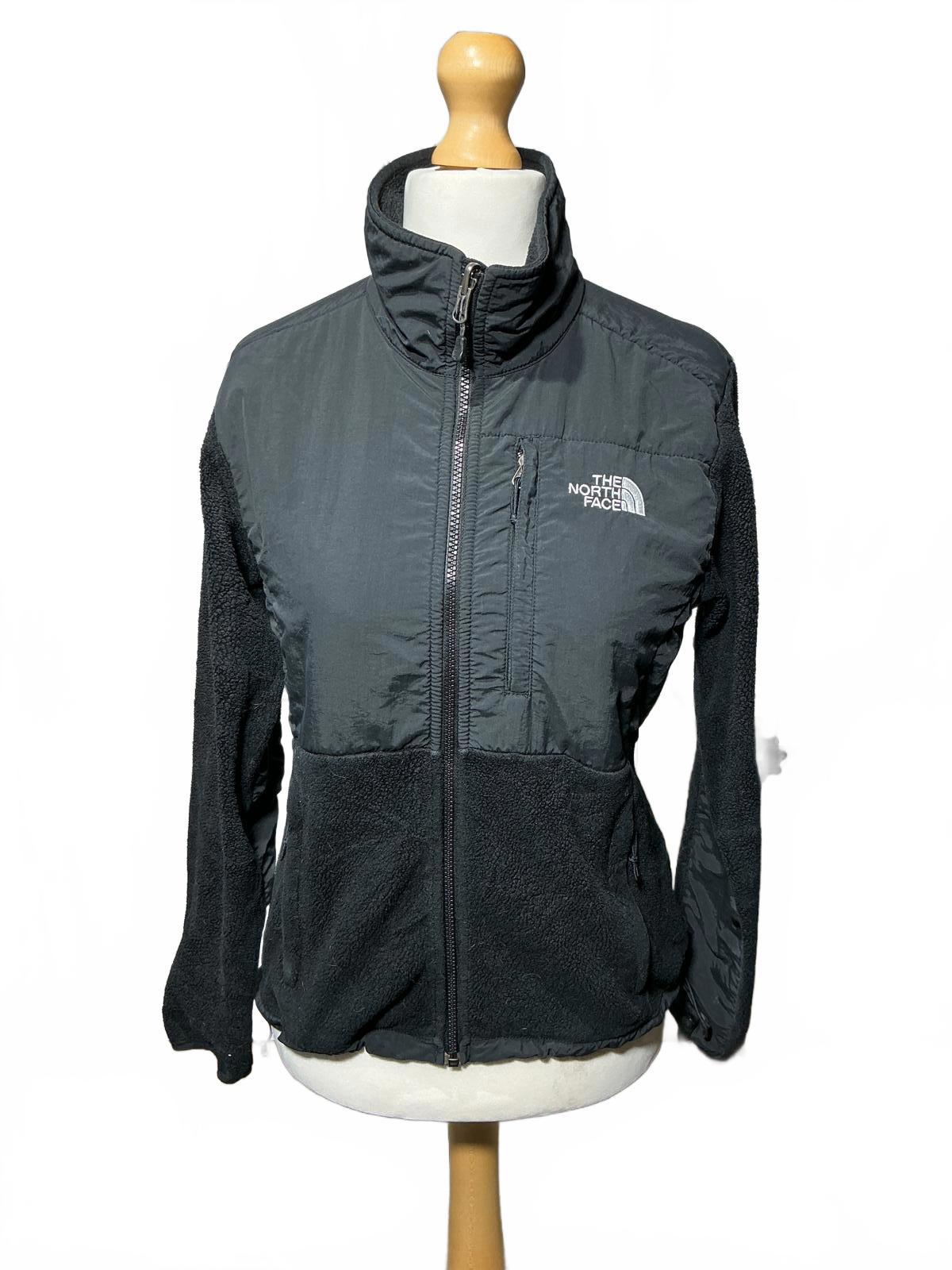 The North Face Women's Black Fleece Jacket with Zip-Up Front