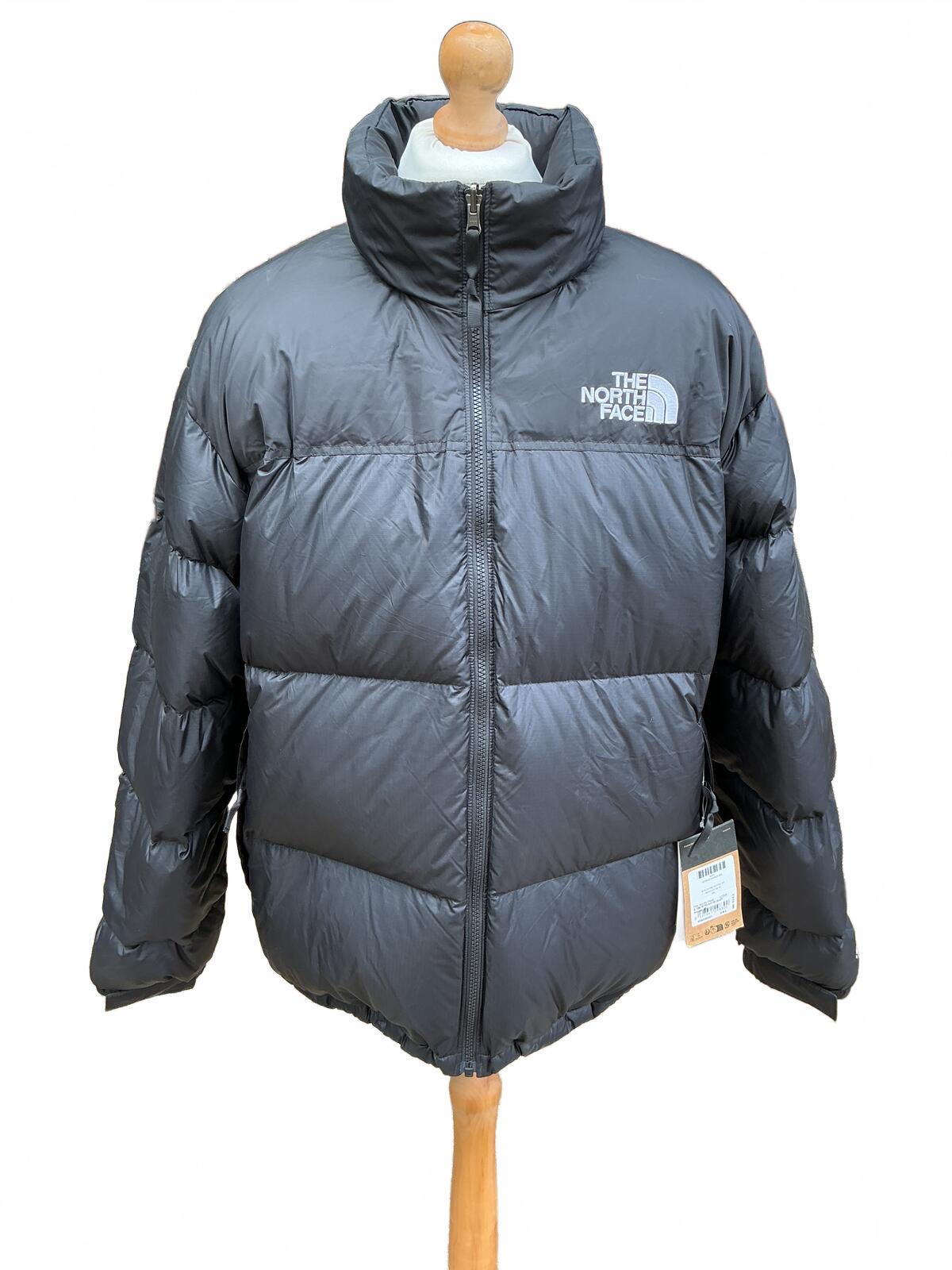 The North Face Black 1996 retro Nuptse Puffer Jacket Size Regular Xxl