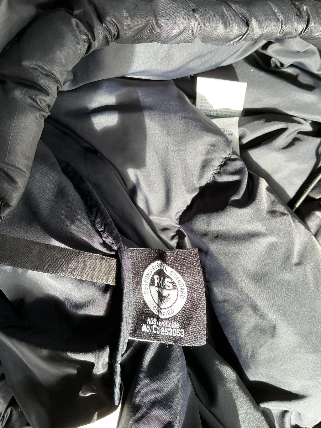 The North Face Men's Puffer Jacket Hooded Black Very Good