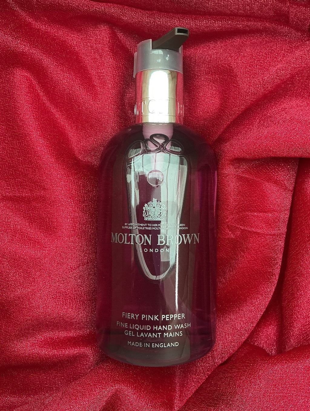 Molton Brown Fiery Pink Pepper Fine Liquid Hand Wash 300ml Elegant Scented Soap