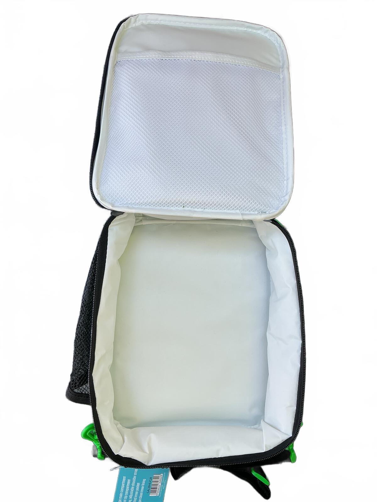 Tinc Green Camouflage Lunch Bag with Fun Character Design - Compact Size