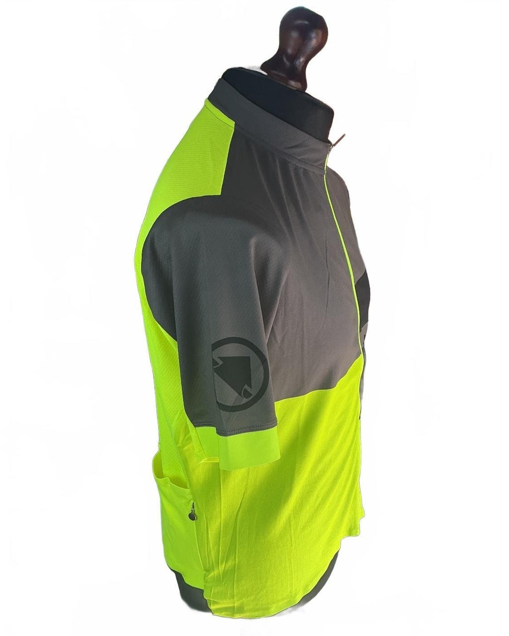 Endura P5360 PRT S/S Jersey Men XXL Yellow Black Reflective Cycling