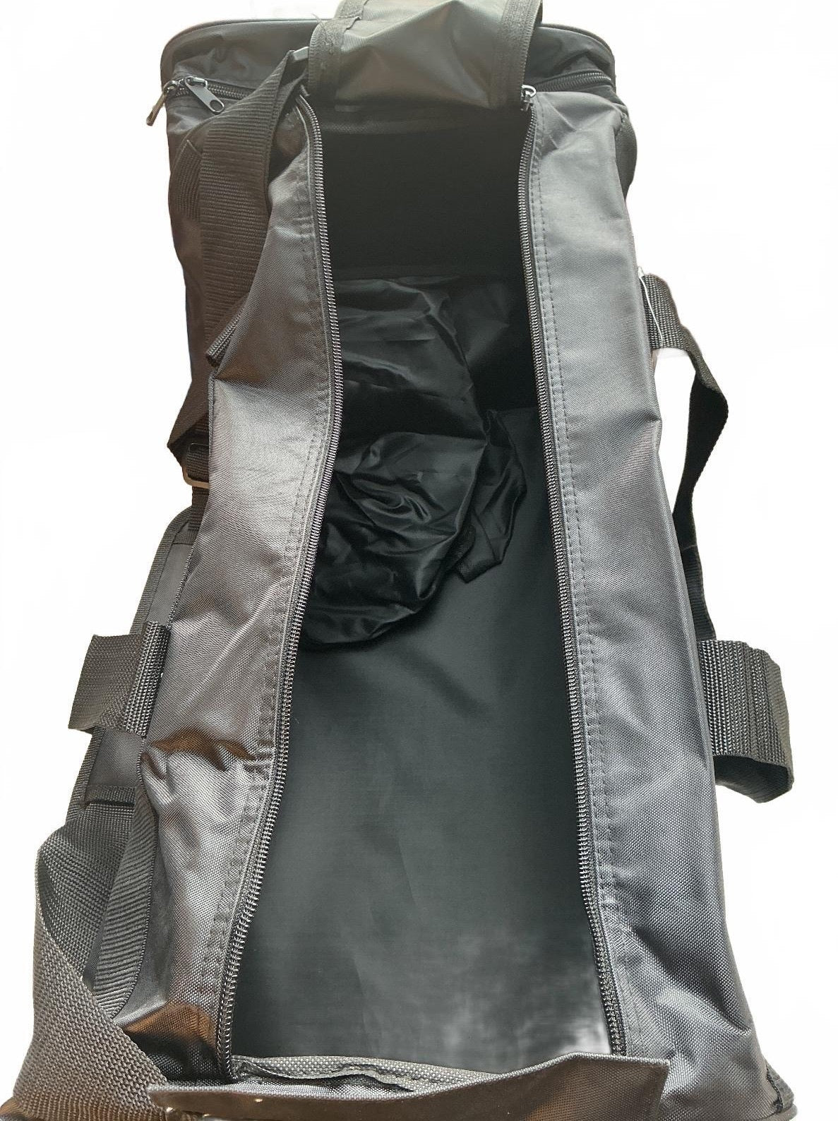 Quadra Black Large Sports Duffel Bag Size With Pockets