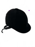 MVM Black Equestrian Helmet Size VG1 Safety Certified Stylish