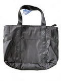 *NEW* Prite Black Nylon Tote Bag Large One Size Zip Shoulder Work Travel