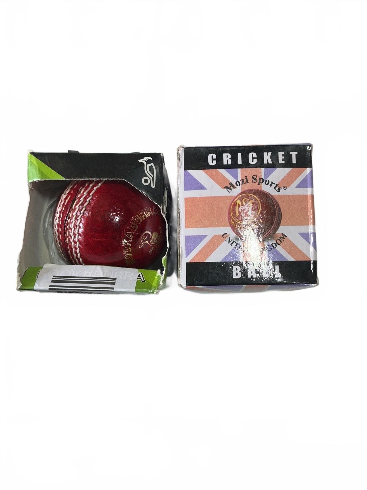 New Kookaburra Paceball Youth Cricket Ball 135GM+Mozilla Super Test 5 1/2oz