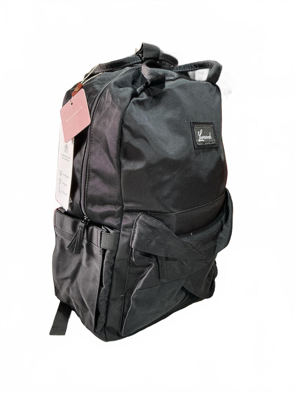 *NEW* Lovevook Black 15.6in USB Travel Backpack Rucksack Laptop Bag Unisex