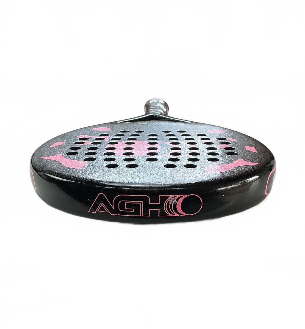 AGH Padel Racket AGP1 PINK EVA Core Glass Fibre Frame For Adults And Beginners