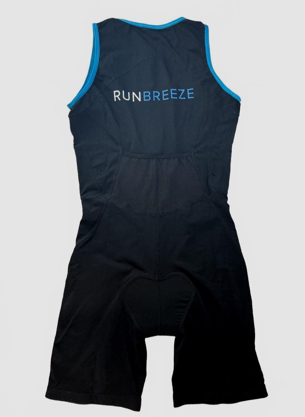 RunBreeze Men's L Triathlon Suit Black Quick Drying Silicone Grippers