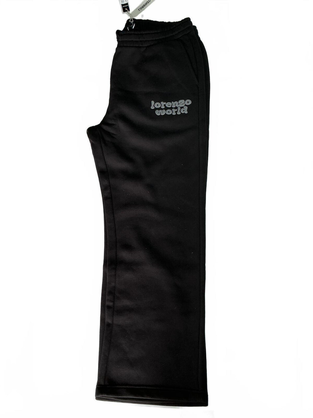 Lorenzo World Black Jogger Trousers Size Regular XL Comfortable Fit