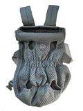Allsopets Dog Carrier Backpack Medium Grey Adjustable Straps Comfortable Cushion