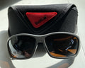 Bollé Ibex Sunglasses Matte Grey White B100 Gun Lens Size Standard