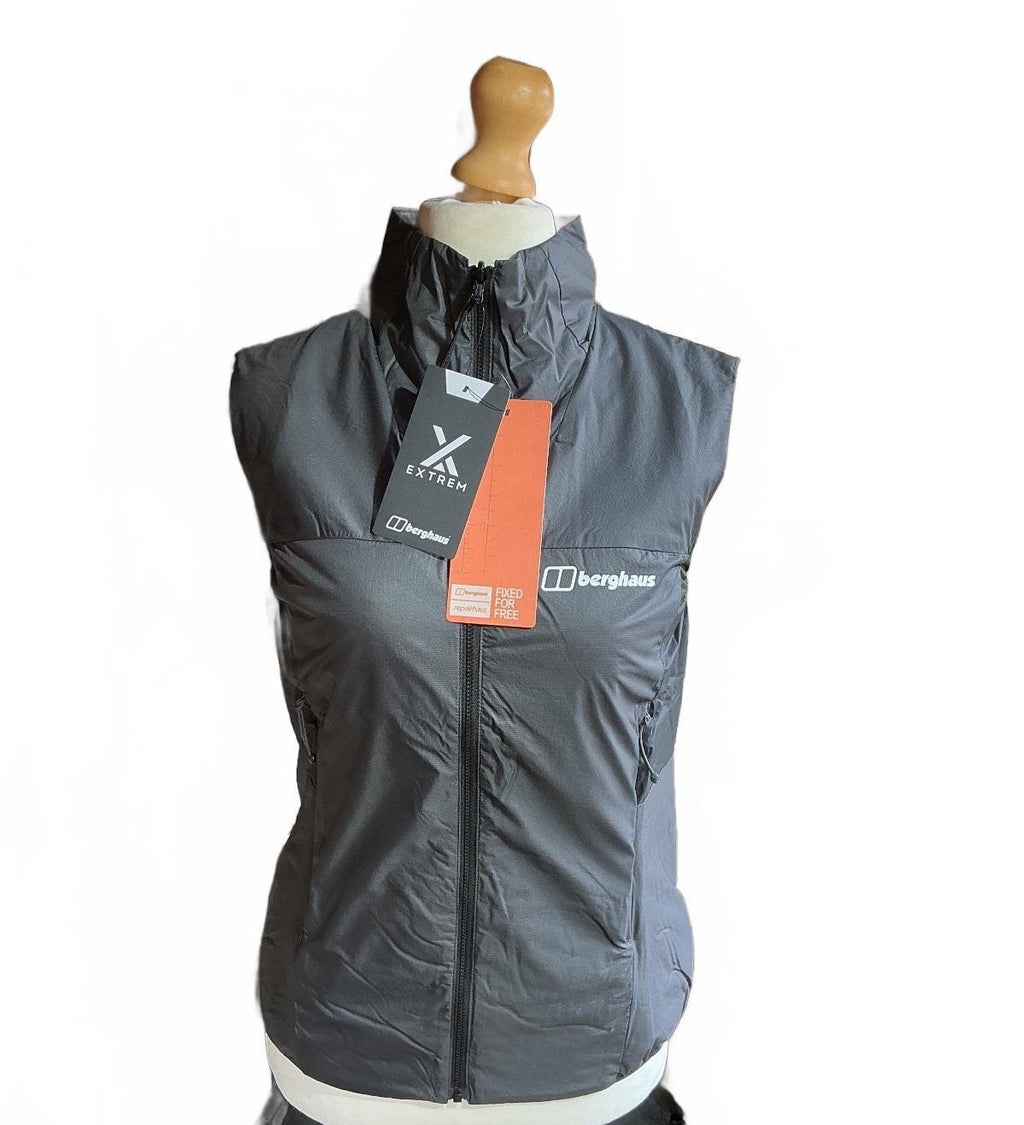 *NEW* Berghaus Reversible Ladies Black Lightweight Insulated Vest Size 10