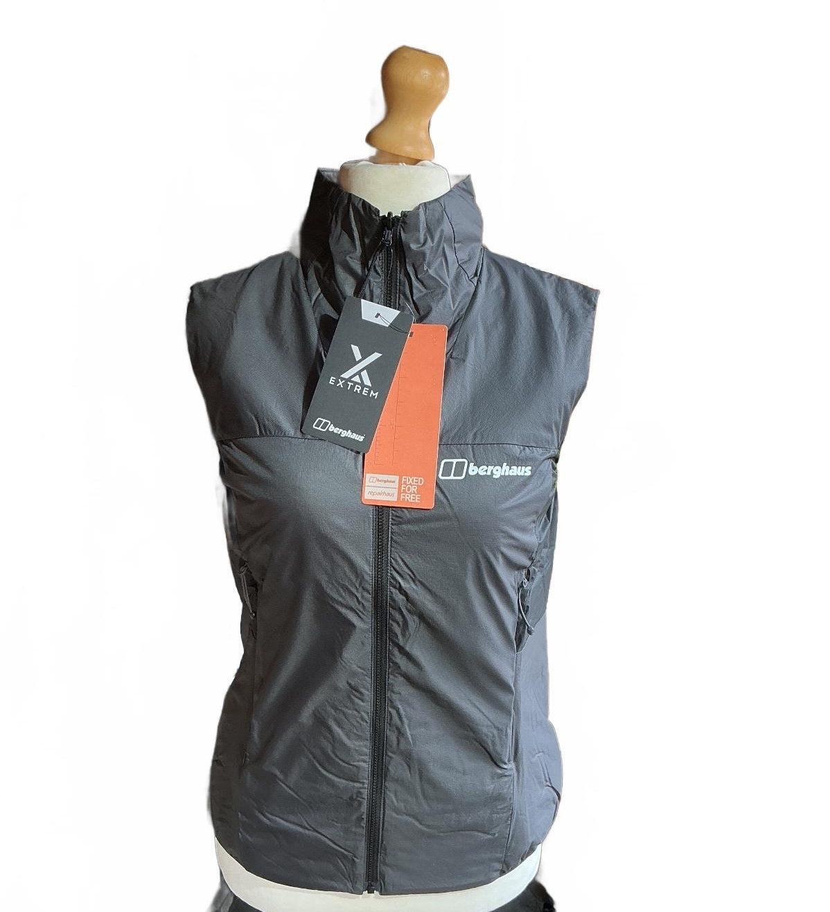 *NEW* Berghaus Reversible Ladies Black Lightweight Insulated Vest Size 10