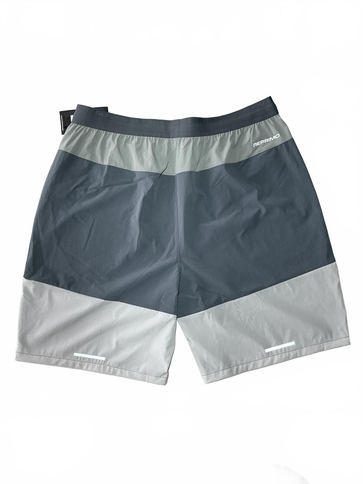 *New* Reprimo Men's Grey and Light Grey Flight Sports Shorts Size Regular Xl