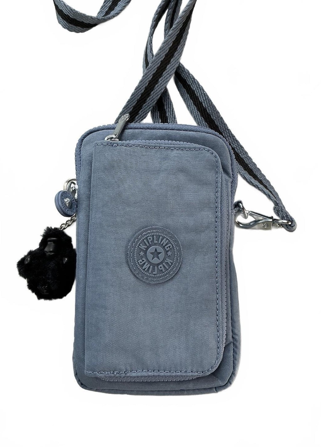 Kipling TELMO Small Wallet Crossbody Bag Women Small Blue Stone Removable Strap