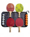 Joola Spirit Family Table Tennis Set with 4 Bats and 10 Balls Plus Storage case