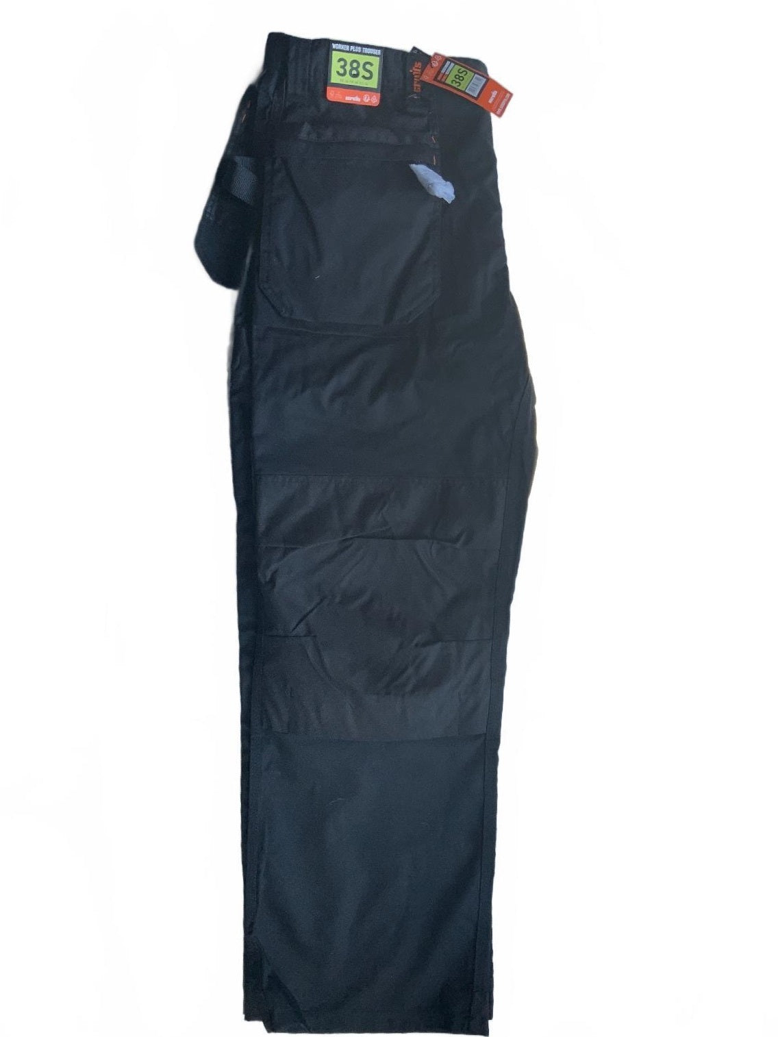 *NEW* Scruffs Worker Plus Trousers Black Size 38S + Xxl Scruffs T-shirt