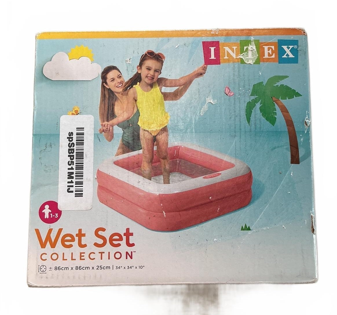 Intex Wet Set Collection Inflatable Pool 86x86x25cm