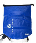 Rock Cloud Waterproof Dry Bag 40L Unisex Blue Durable Double Strap