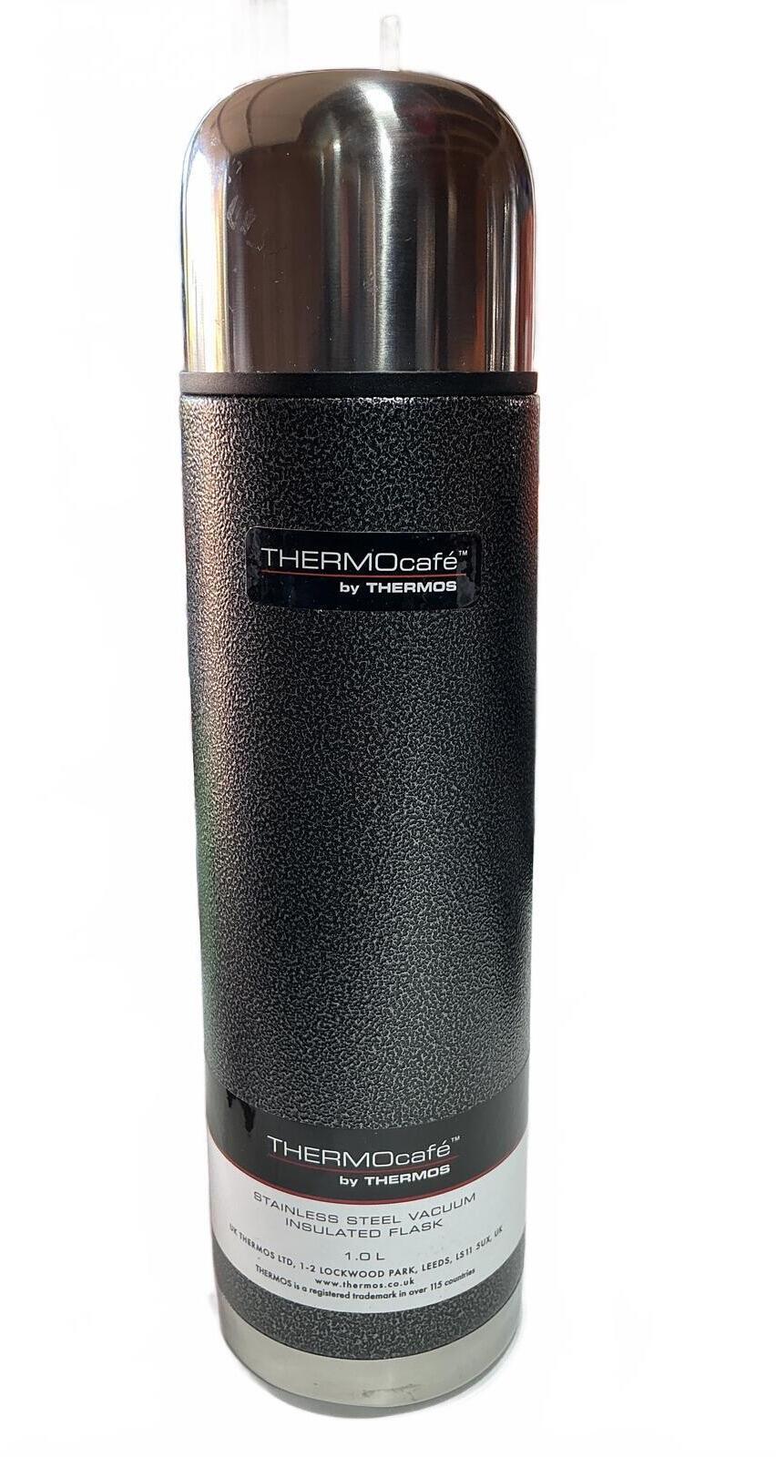 Thermos Thermocafe 1.0L Stainless Steel Vacuum Flask Bottle With Cup