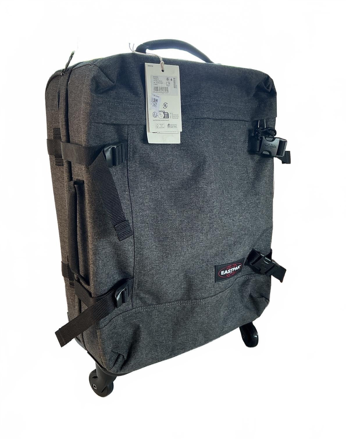 Eastpak Trans4 S 77H Black Denim Cabin Size 54x35x23cm